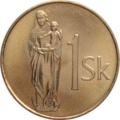 1 крона 2007 г.