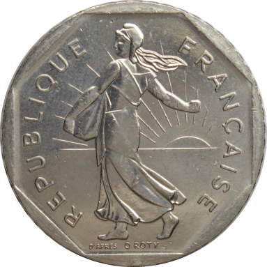2 франка 1979 г.