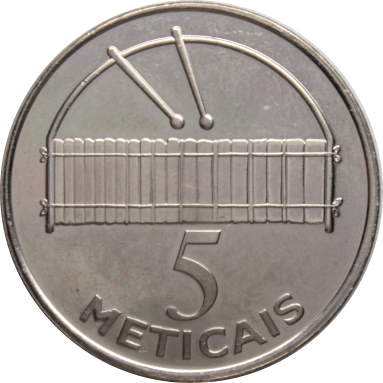 5 метикалов 2006 г.