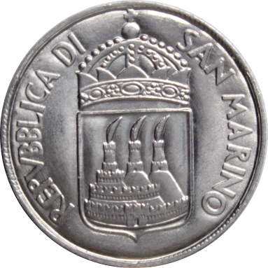 1 лира 1973 г.