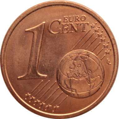 1 евроцент 2002 г.