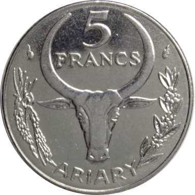 5 франков 1984 г.