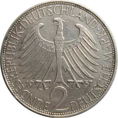 2 марки 1957 г.