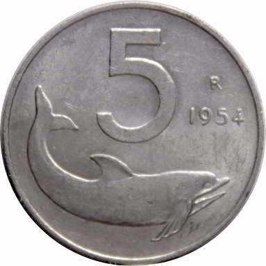 5 лир 1954 г.