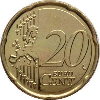 20 евроцентов 2020 г.