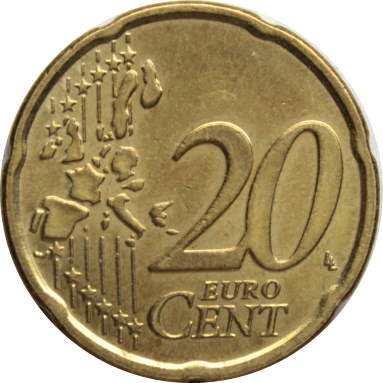 20 евроцентов 2002 г.