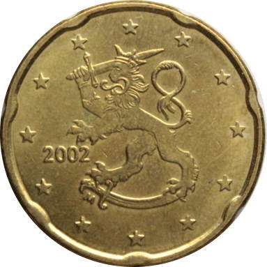 20 евроцентов 2002 г.