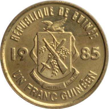 1 франк 1985 г.