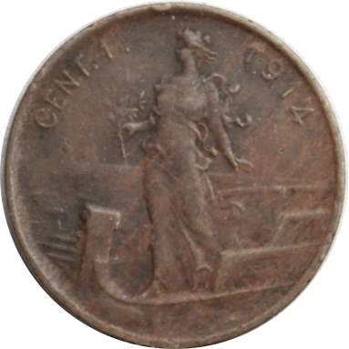 1 чентезимо 1914 г.