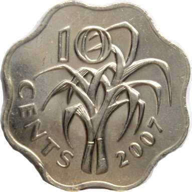 10 центов 2007 г.
