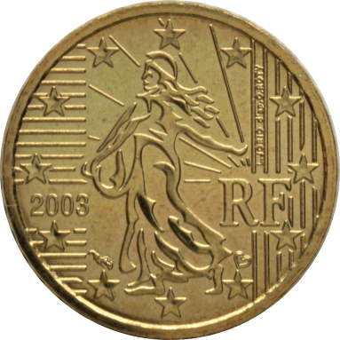10 евроцентов 2003 г.