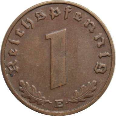 1 пфенниг 1937 г.