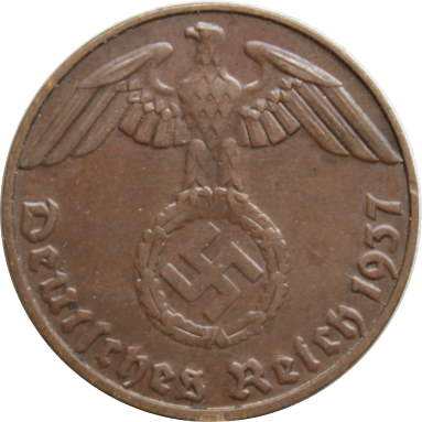 1 пфенниг 1937 г.