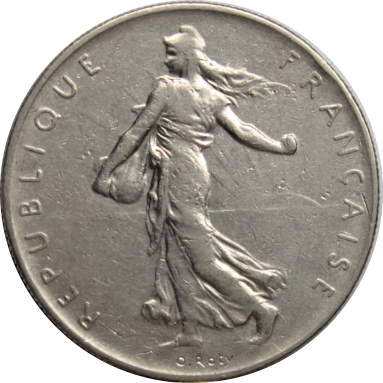 1 франк 1960 г.