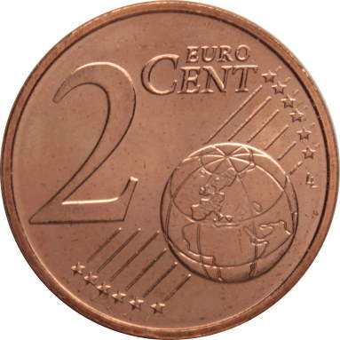 2 евроцента 2013 г.