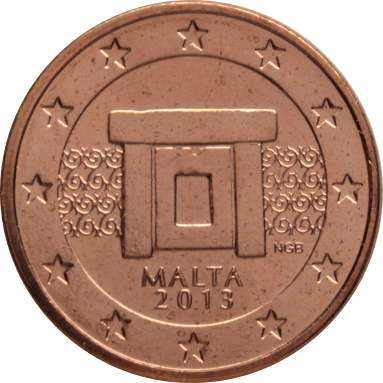 2 евроцента 2013 г.