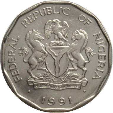 50 кобо 1991 г.