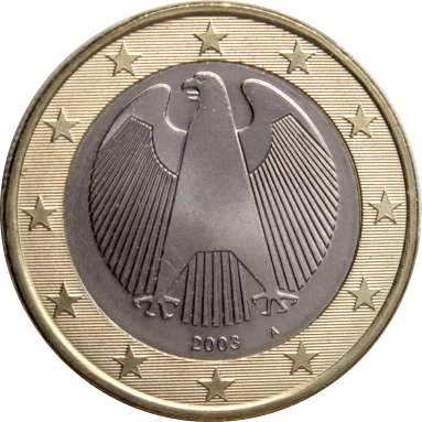 1 евро 2003 г. (A)