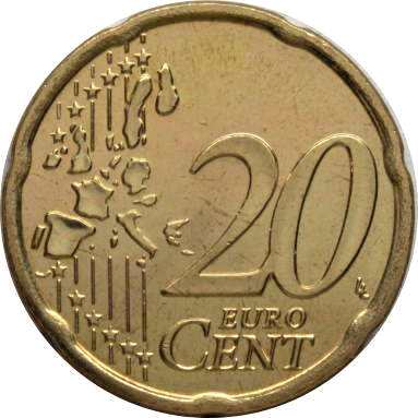 20 евроцентов 2002 г.