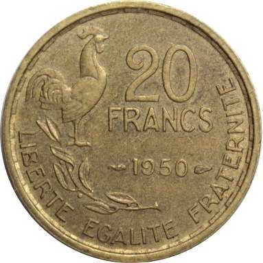 20 франков 1950 г.
