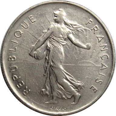 5 франков 1973 г.