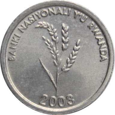 1 франк 2003 г.