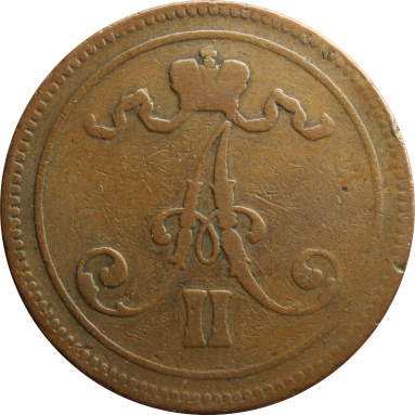 10 пенни 1865 г.