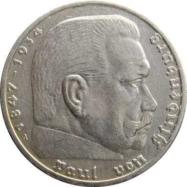 5 марок 1936 г.