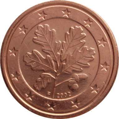 1 евроцент 2002 г. (F)