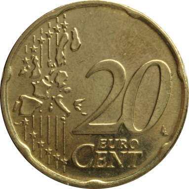 20 евроцентов 2002 г. (A)