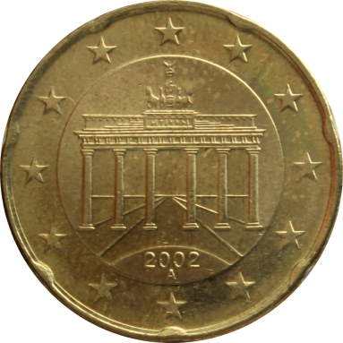 20 евроцентов 2002 г. (A)