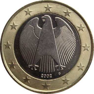 1 евро 2002 г. (D)