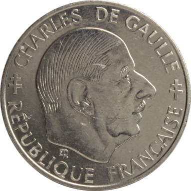 1 франк 1988 г. (30 лет 5-й Республике)