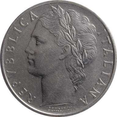 100 лир 1957 г.