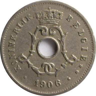 5 сантимов 1906 г. (Belgie)