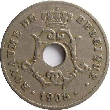 10 сантимов 1905 г. (Belgique)