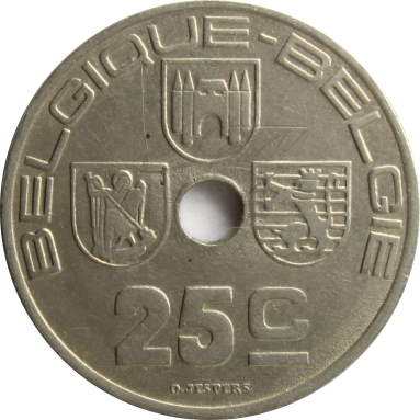 25 сантимов 1939 г. (Belgique-Belgie)