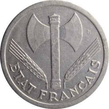 2 франка 1943 г.