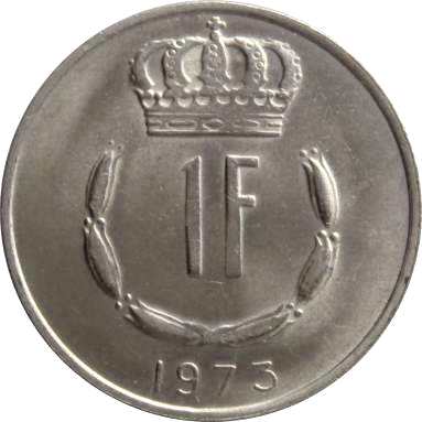 1 франк 1973 г.