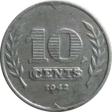 10 центов 1942 г.