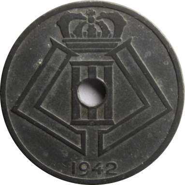 25 сантимов 1942 г. (Belgique-Belgie)