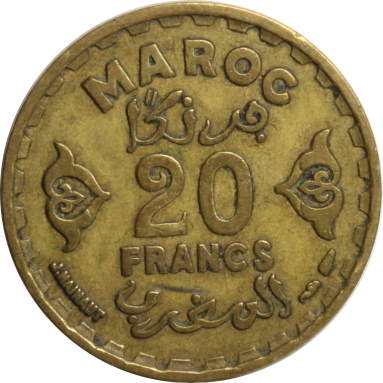 20 франков 1371 (1952) г.