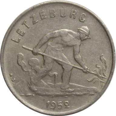 1 франк 1952 г.