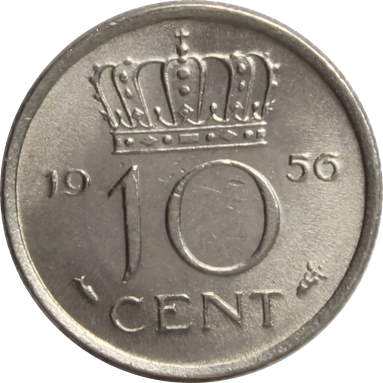 10 центов 1956 г.