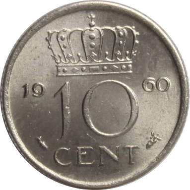 10 центов 1960 г.