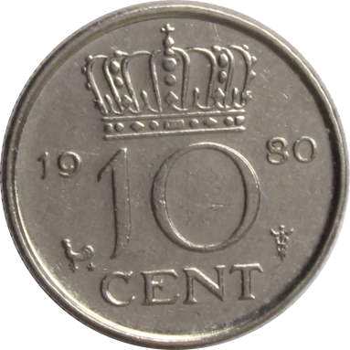 10 центов 1980 г.