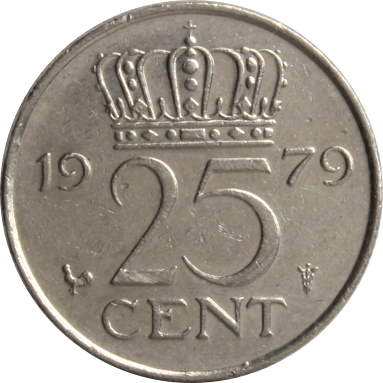 25 центов 1979 г.