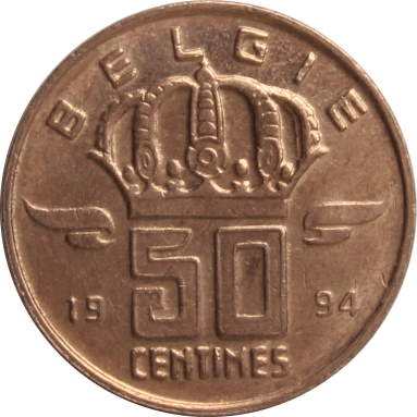 50 сантимов 1994 г. (Belgie)