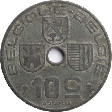 10 сантимов 1942 г. (Belgique-Belgie)