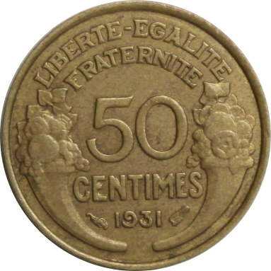 50 сантимов 1931 г.